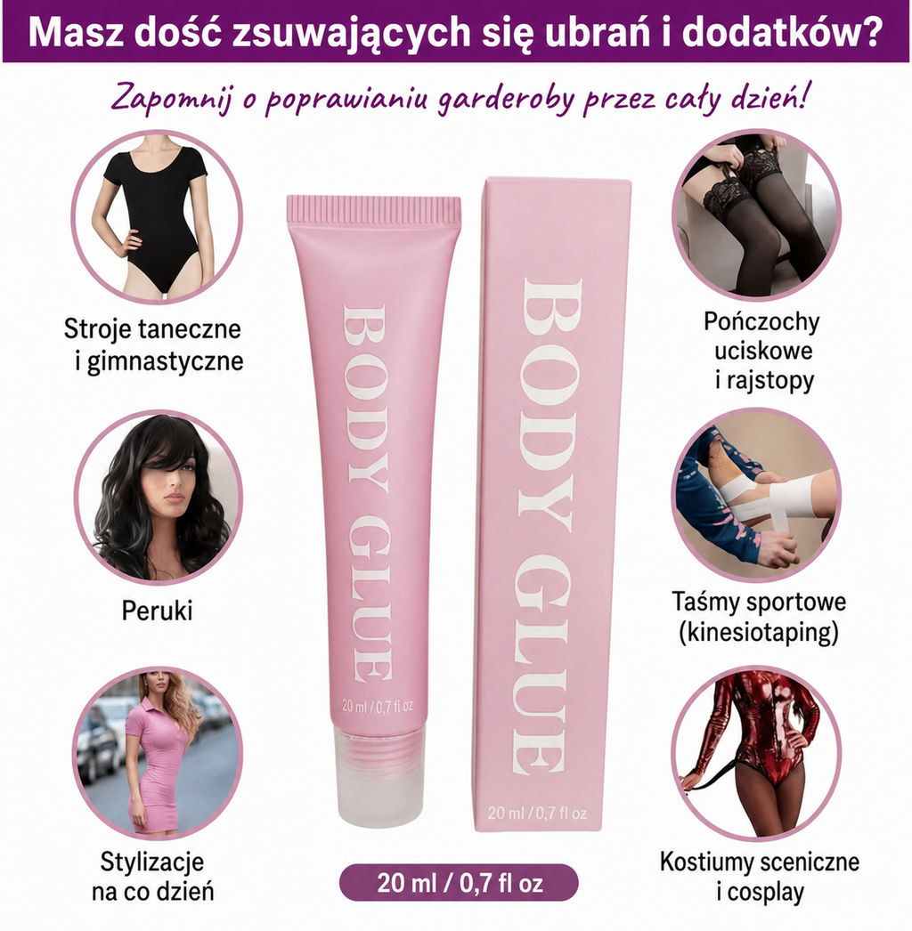 SkinTape™ – Niewidzialny klej do ciała